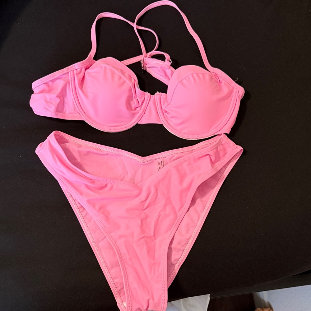 SHEIN Pink Bikini Set